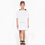 YUBAOBEI suvine t&uuml;drukukleit printsesskleit ballikleit t&uuml;druku s&uuml;nnip&auml;evapeokleit Laste puuvillane vabaaja T-s&auml;rk 3t valge