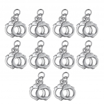 10 tk K&auml;erauad Manacle Charm DIY K&auml;sitsi valmistatud ehete valmistamise tarvikud Sliver 27 x 18 mm h&otilde;be