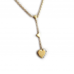 Altesse [L1751] - Collier Plaqu&eacute; Or 'Love' 2 tons kuld