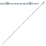 Les Tr&eacute;sors De Lily [M7333] - h&otilde;bedane kaelakee 'Billes' h&otilde;be (roodiumiga kaetud) - 40 cm 3 mm h&otilde;be