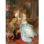 5d teemantmaal Kuninglik naiste kristallteemantmaal Ristpistes n&auml;put&ouml;&ouml; Euroopa kodukaunistus 20X30CM