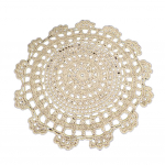 TLS Vintage heegeldatud puuvillane platsemat tass kruus alusalused, tee, kohvipadi 25cm