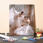 DIY Maalimine numbrite j&auml;rgi Digitaalne &otilde;limaal Kodukaunistamine Numbrid Maalimine K&auml;sit&ouml;&ouml; Hobid Kunst 40x50cm no frame