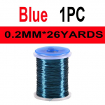 Bimoo 0,2 mm ultratraat k&auml;rbsesidumine v&auml;ike vasktraat ribi jaoks Kaal v&auml;lktraat korpused dubleerimisharjad brassie metallist niit 0.2mm * 26yards