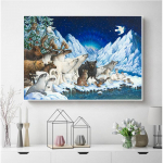 DIY 5D teemantmaal ristpistes t&auml;ispistega &uuml;mmargune vaigust mosaiik teemanttikandid rhinestones seinakunsti kingitus Full Round 20X30CM