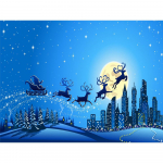 5D Teemantmaal T&auml;isruudukujuline DIY J&otilde;uluvana Tee ise Teemanttikandid Lumiristpistes J&otilde;ulude kodukaunistuse komplektid Full Round (20X30CM)