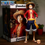 K&auml;sitsi juhitav Mudel Anime Naerev Luffy One Piece Saab Vahetada N&auml;gu &Uuml;lisuur Luffy Naeratus Grupp Laste M&auml;nguasjade Kollektsioon 1pc