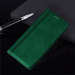 Tugev magnetiline klapp-nahast &uuml;mbris Xiaomi POCO X3 NFC M3 Redmi Note 9 9S 8T 8 7 Pro Max 9A 9AT 9C NFC Mi 10T Lite Pro pehme rahakoti raamatukaane Fundas jaoks Redmi Note 9 Pro Max roheline