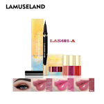 LAMUSELAND meigikomplekt 3tk/komplekt huulel&auml;ige ja veekindel must silmapliiats #LAS401
