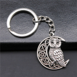1-osaline 26x33mm Viking Owl Charms v&otilde;tmehoidja kingipidu