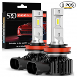 2tk Canbus H7 H11 H8 H9 LED udutule pirnid H10 H16 9006 HB4 9005 HB3 9012 Hir2 LED CSP 3570 auto DRL s&otilde;idulamp 100W 30000LM automaatne p&auml;evas&otilde;idutuli 9005 HB3 valge