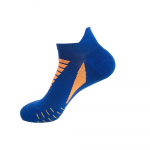 Mehed, naised, libisemisvastased spordisokid, k&auml;epidemed, korvpallisokid jalgpall v&otilde;rkpall jooksmiseks One Size tumesinine v&auml;rv