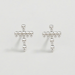 Bone Skeleton Cross Stud 925 h&otilde;bek&otilde;rvar&otilde;ngas naistele Ebaregulaarne &uuml;mmargune h&otilde;bedane kihlus s&otilde;brap&auml;eva kingitus ehted sterlingh&otilde;bedast ehted h&otilde;be