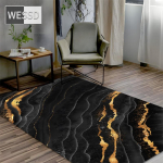 Suur must-kuldne abstraktne vaip elu- ja magamistuppa 160x200cm 1pcs