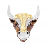 Blucome k&auml;sitsi valmistatud akr&uuml;&uuml;list loomakarja prossid naistele, meestele, armsad istuvad lemmikloomad, vabaaja pidus&otilde;led, ehtetarvikud kuld