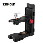 Zokoun tugeva magnetiga reguleeritav laservedeliku taseme kronstein L-kujuline kronstein Seinale kinnitatav kronstein Universaalne tasandusklamber