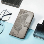 Luksuslik reljeefne Butterfly Flower rahakoti &uuml;mberp&ouml;&ouml;ratav &uuml;mbris iPhone 14 Pro Max 13 12 11 Se 2022 X Xr Xs Max jaoks iPhone 8 7 6 6s Plus jaoks iPhone 12 Mini hall