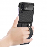 Samsung Z Flip 4 tolmukindla s&uuml;sinikkiust rahakoti&uuml;mbrise jaoks Samsung Galaxy Z Flip 4 5g Flip4 p&otilde;rutuskindla kaardihoidja jaoks for samsung Z Flip 4 must