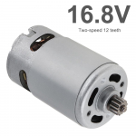 RS550 alalisvoolumootorid 10,8 V / 12 V / 14,4 V / 16,8 V / 18 V / 21 V / 25 V puurmootor 9/11/12 hambaga suure p&ouml;&ouml;rdemomendi k&auml;igukastiga elektritrelli jaoks 16.8V 12T
