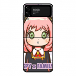 Spy X Family Cute Anya Bond &uuml;mbris Samsung Galaxy Z Flip 4 Z Flip3 5g &uuml;mbris Galaxy Z Flip PC k&otilde;vatelefoni korpusele Samsung Z Flip3 5G