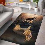 3D Tiger Prinditud vaibad Vaibad Elevandivaip Loomade p&otilde;randamatid Ala Vaibad ja vaip kodu elutuppa Moodne ristk&uuml;likukujuline vaip 40cm x 60cm