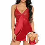 Mood Naiste Seksikas pesu Satiin Chemise Silk Slip magamisriided Pits hommikumantel kleit &Ouml;&ouml;r&otilde;ivad XXL