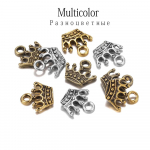 20 tk Tiibeti kulda 13x14mm v&otilde;lusid kroonripatsid DIY kaelakee k&auml;ev&otilde;ru K&otilde;rvar&otilde;ngas ehted valmistamise tarvikud k&auml;sitsi valmistatud k&auml;sit&ouml;&ouml;