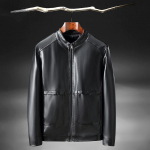 Kevad ja s&uuml;gis uus meeste mood r&otilde;ivad &otilde;hukesed meeste kaelusega jakk vabaaja meeste mantel 50 pruun