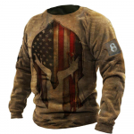 Vintage pikkade varrukatega T-s&auml;rk Meeste vabaaja T-s&auml;rgid 3D prindiga Harajuku Topid 2022 Loominguline isikup&auml;ra s&auml;rk Suurem&otilde;&otilde;dulised meeste riided 6XL