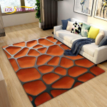 3D-abstraktne geomeetriline optilise ala vaip, elutoa magamistoa vaip, metallist metallist tekstuuriga sissep&auml;&auml;su uksematt, libisemiskindel p&otilde;randamatt 100x120cm