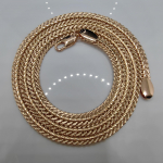 Roosa kullav&auml;rvi k&auml;ev&otilde;ru kaelakee naistele meestele Itaalia k&auml;sit&ouml;&ouml; k&auml;sit&ouml;&ouml;na valmistatud Unisex pika ketiga kingitused 21cm