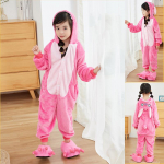 Lapsed Kigurumi Loomad Pidžaamad Lapsed Beebi Anime Lehm Kaelkirjak Jumpsuit magamisriided Poiste pidžaamad &Uuml;heosalised loomade karnevali poiste riided 5t