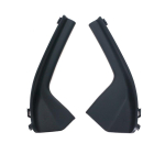 2TK Nissan Tiida jaoks 2006 2007 2008 2009 2010 auto esiklaasi katte nurga trimmi klaasipuhasti k&uuml;lje trimmi kaane kaas jaoks one pair black