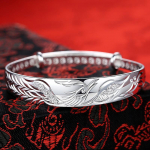 925 Sterling Silver Noble Phoenix K&auml;ev&otilde;rud K&auml;ev&otilde;rud Naistele Moepidu Pulmaehted P&uuml;hadekingitused Reguleeritavad
