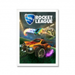 Rocket League M&auml;ng Plakatitoa sisustus Videom&auml;ng Neoonautoprindid Seinakunst Moodne poistetuba Elutuba Kodukaunistus L&otilde;uendimaal 60X80cm No Frame