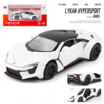 1:32 Scale Lykan Hypersport sulamist tagasit&otilde;mmatav auto survevalu mudelm&auml;nguasjad, dekoratiiv-, minis&otilde;idukid, m&auml;nguasjad lastele, poiss-s&otilde;bra ja noorte kingitus 1/32-16x7x4.5cm