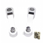 CNC-alumiiniumist mootorratta tahavaatepeegli pikendustorud juhtraua kinnituspeegli 10 mm pikendusadapter mootorratta t&auml;nava jaoks h&otilde;be