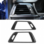 BMW 3. seeria F30 2013-2018 2 tk s&uuml;sinikkiust stiilis auto k&uuml;lje kliimaseadme ventilatsiooniava katte trimmiraami kleebised