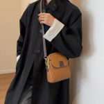 LEFTSIDE Retro Mini PU nahast Crossbody kotid naistele 2023 Luksuslik Korea moodne naiste klappkott Naiste k&auml;ekotid pruun