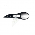 3 &uuml;hes avokaado viilutaja shea s&uuml;damik v&otilde;i puuviljakoorija l&otilde;ikur viljaliha eraldaja plastist nuga K&ouml;&ouml;k K&ouml;&ouml;giviljat&ouml;&ouml;riistad K&ouml;&ouml;gividinad