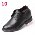 12 cm &uuml;lik&otilde;rge liftiga jalan&otilde;ud meeste l&otilde;hestatud nahast k&otilde;rgust suurendav vaba aja veetmine &auml;ri must peidetud kiilukontsaga meeste pulmakingad 41