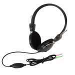 3,5 mm juhtmega peakomplekt Bass Hifi Muusika Stereo K&otilde;rvaklapid PC M&auml;nguri K&otilde;rvaklapid Mikrofoniga PS4 Xbox One Arvuti S&uuml;learvuti jaoks Dual 3.5mm Plug