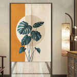 P&otilde;hjamaade maastik Lilled Uksekardin Vannitoa vaheseinakardinad Noren Curtain Elutuba K&ouml;&ouml;k Sissep&auml;&auml;su ukseava Kardinad 85x180cm burgundiapunane