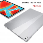L&auml;bipaistev tahvelarvuti &uuml;mbris Lenovo Tab 4 8 Plus TB-8704N kukkumiskindla kaanega &otilde;huke tagumine &uuml;mbris TB-8704X TB-8704V TB-8704F &uuml;mbrise jaoks Tab 4 8 Plus puhas