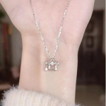 Luksuslik Rhinestone Star Heart kaelakee Trendikas v&otilde;lu Clavicle Chain Choker kaelakeed Ripats Naistele T&uuml;drukutele Peo pulmaehted