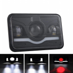 12V 24V 4x6 tolli LED H4 esitule LED t&ouml;&ouml;tuli koos DRL H4651 H4652 H4656 auto Jeep Motorcycle Hond Truck Kenworth esilatern 1 piece