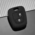 Auto kaugjuhtimispuldi v&otilde;tme&uuml;mbrise kate Citroen Berlingo C1 C2 C3 Xsara Picasso silikoonkorpusega Peugeot jaoks 107 207 307 407 206 406 must