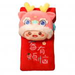 &Uuml;mbrik &otilde;lakott pp puuvillase t&auml;idisega draakoninukk, naistele, lastele, pl&uuml;&uuml;sist ristkere C