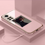 Luksuslik kaetud TPU telefoni&uuml;mbris koos kaelapaelaga Xiaomi Poco F4 F5 M4 M5 X3 X4 X5 13T Redmi Note 10S 11S 10C 13C &uuml;mbristele A14 Cute Doberman Pinscher Cover Xiaomi Poco F1