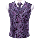 Meeste Siidist Viktoriaanlik Vest Paisley Vest Lips R&auml;tik S&otilde;rmen&ouml;&ouml;bid Komplekt Pulmadeks M